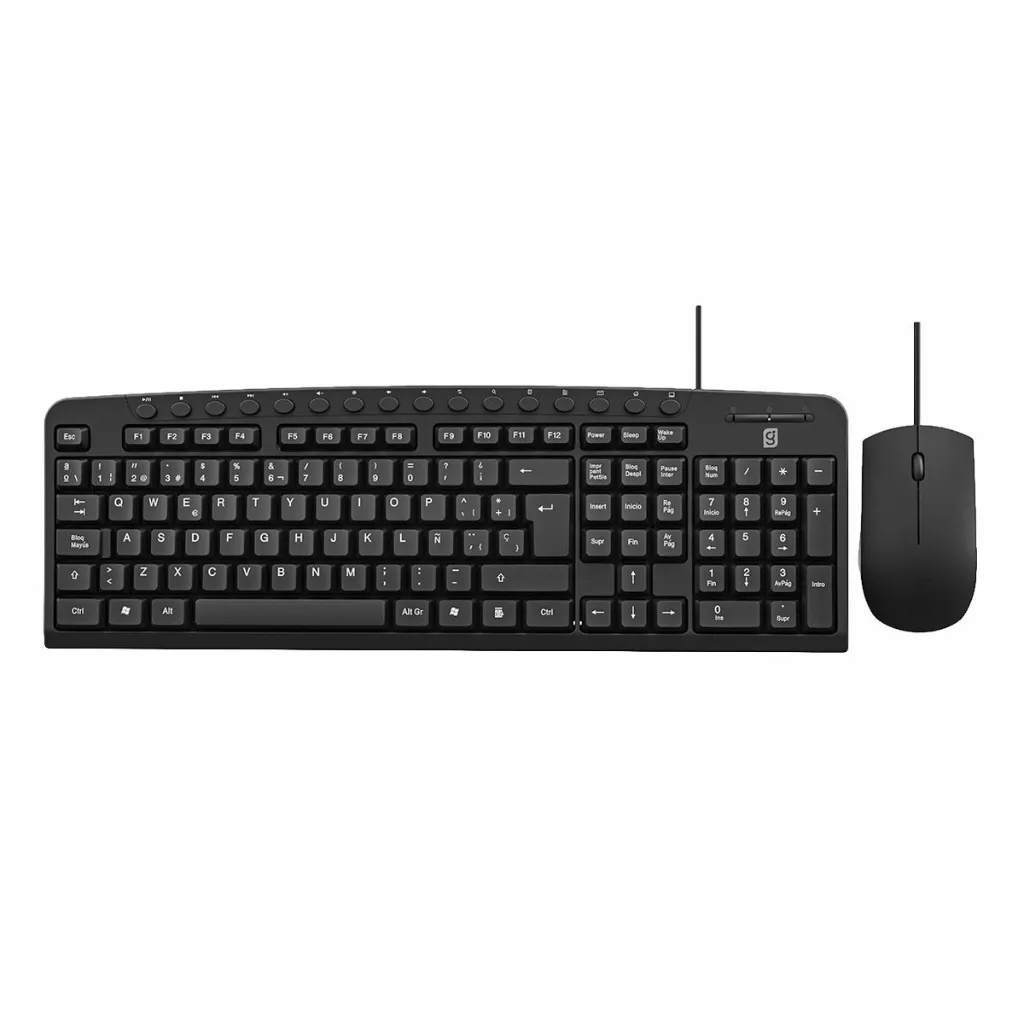KIT MULTIMEDIA TECLADO Y MOUSE OPTICO NE