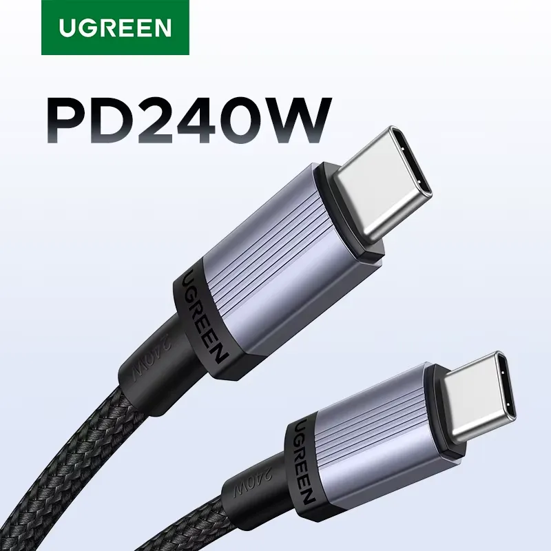 [L532] Cable Usb Tipo C Ugreen Uno 240w Carga Rápida 480mbps